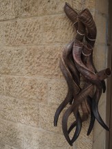 bundle of shofars in the jewish quarter