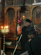 Under the Church of the Holy Sepulcher