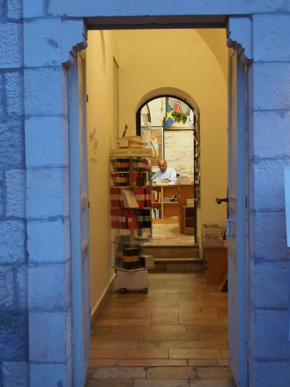 Entrance to the bookstore