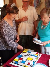 Mondrian cake