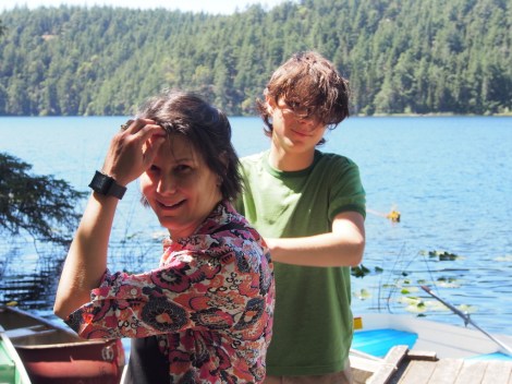 At Horseshoe Lake on Blakely