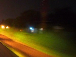 roadside bar in the night