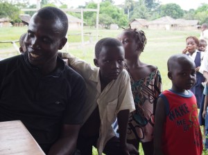 Alphonso reviews medical records in Boundary Town