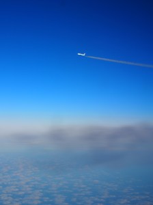 Air Canada over Greenland