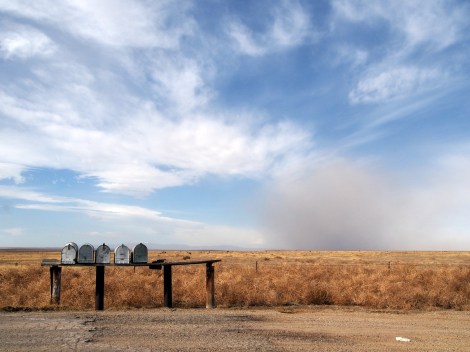 approaching dust storm