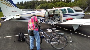 bikes on a plane