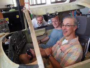 Richard, Eric and me in the ergo mockup