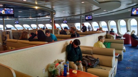 "The Cat" - a staggeringly impressive high speed catamaran ferry.
